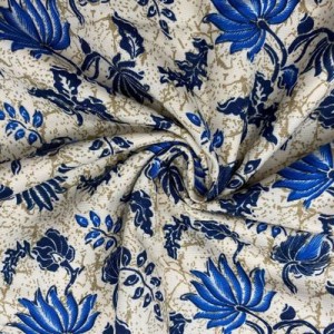 Velvet printed fabric KWS20-8028