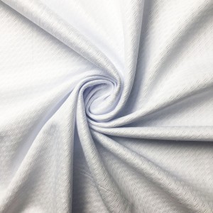 Organic Rpet Interlock Polyester Wicking Tear Resistant Knit Jersey Fabric For Running Wear Tracksuit Shirt Cycling Sportswear