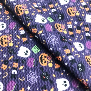 Halloween In Stock Solid Color Bullet/liverpool Knit Texture Fabric Jacquard For Baby Headwrap